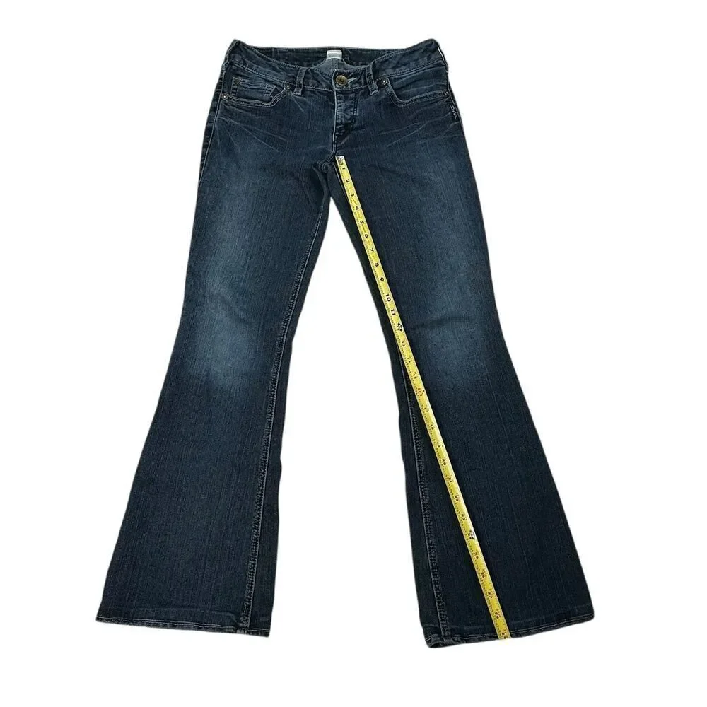 Silver Aiko Bootcut Dark Wash Low Rise Denim Blue Jeans Women’s Size 28x29